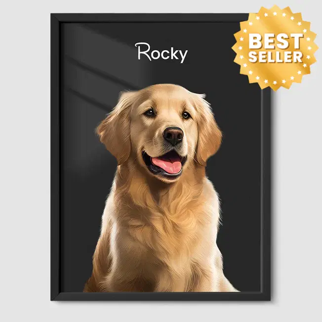 Modern Pet Portrait Example